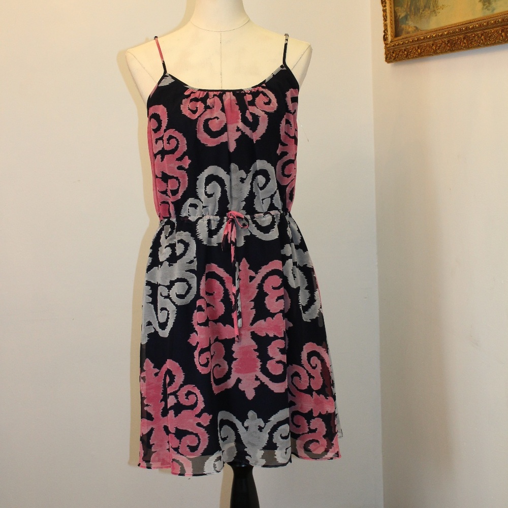 Banana Republic Milly Collection Pink Blue Black